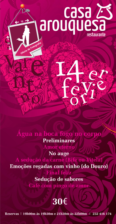 Dia dos Namorados 2012 - Restaurante Casa Arouquesa - Viseu